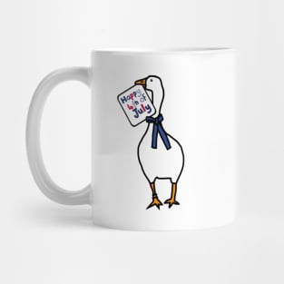 Happy 4th of July says Gaming Goose Mug